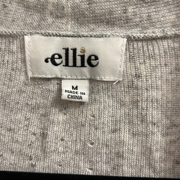 Ellie open gray cardigan with pockets - Picture 4 of 7